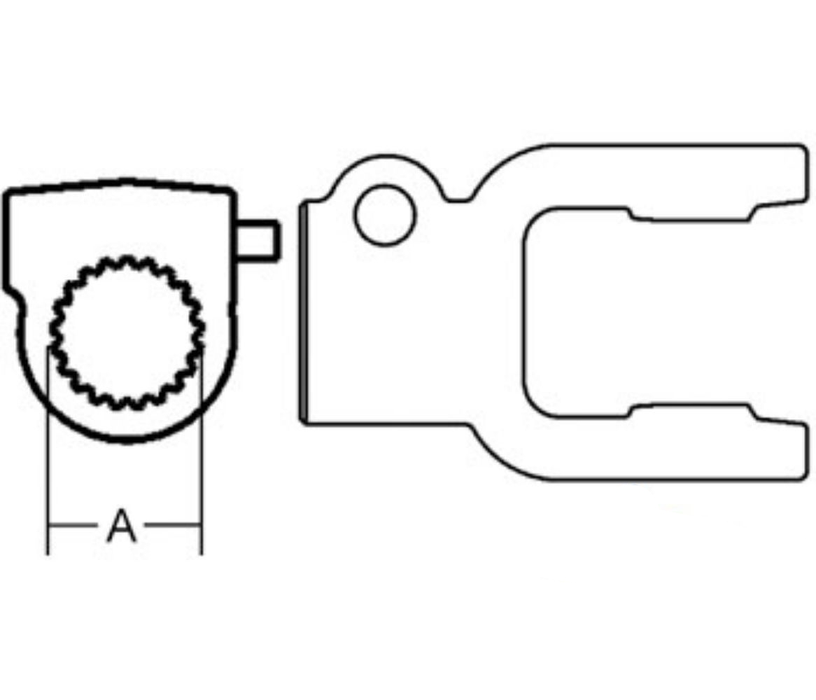 Tractor Yoke Qd for Ford 278812 278812 156 162 163