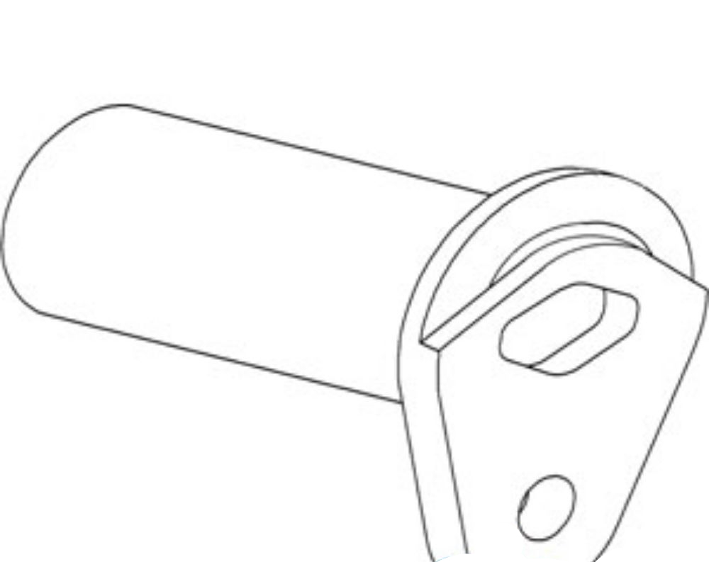 Pin Front Pivot for Ford 2N3126E 1104-4006 2N 9N