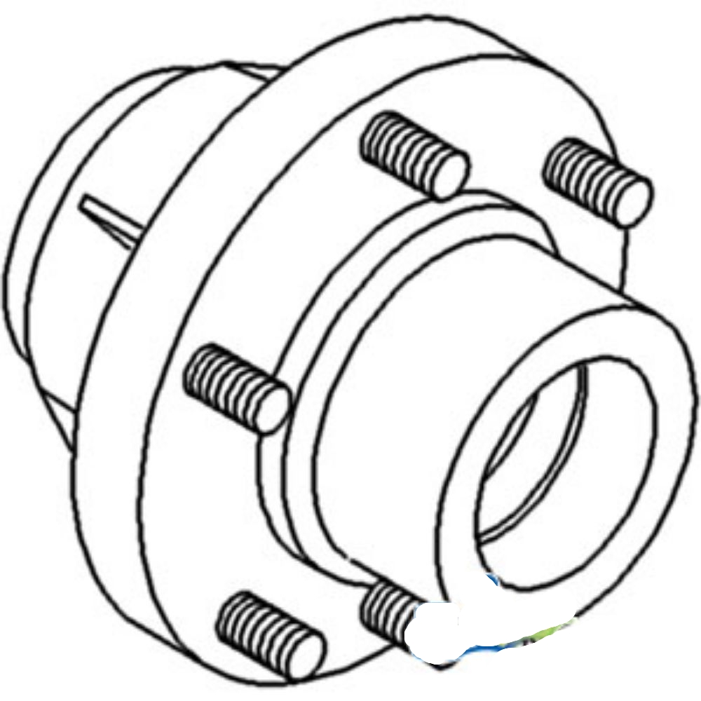 Hub Front Wheel for Ford 313020 AM313020 1801 1811 1821 1841 1871 1881 2030 340B 345C 345D 3500 3550 420 4400 445 445A 445C 445D 450 4500