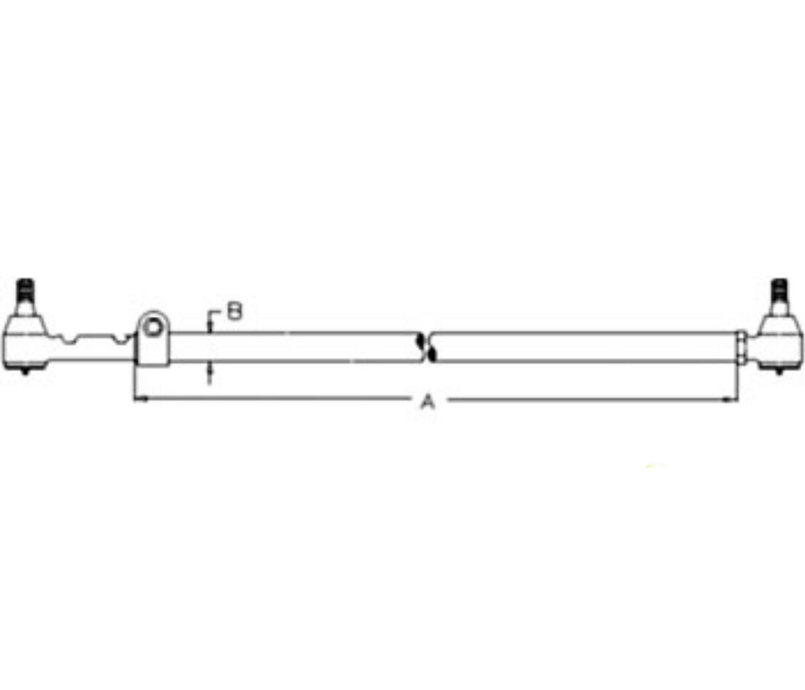 Tie Rod Assembly for Ford 5166075 5166075 3430 3930 3930H 3930N 3930NO 4130 4130N 4130NO 4630 4630N 4630NO 4630O 4830 4830N 4830O 5030 5030O