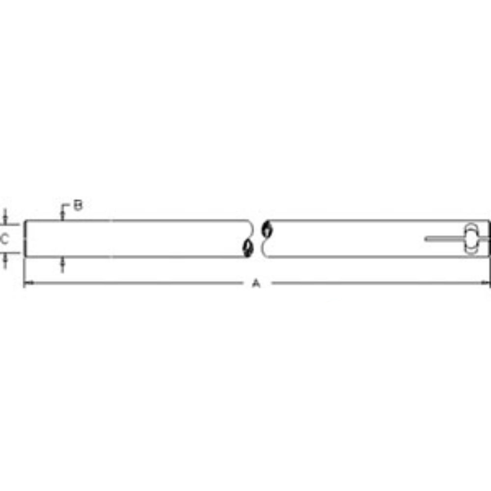 Tie Rod Tube for Ford 5166076 5166076 TN55 TN55D TN60A TN60DA TN65 TN65D TN70 TN70A TN70D TN70DA TN75 TN75A TN75D TN75DA TN85DA 3430 3930 3930H 3930N