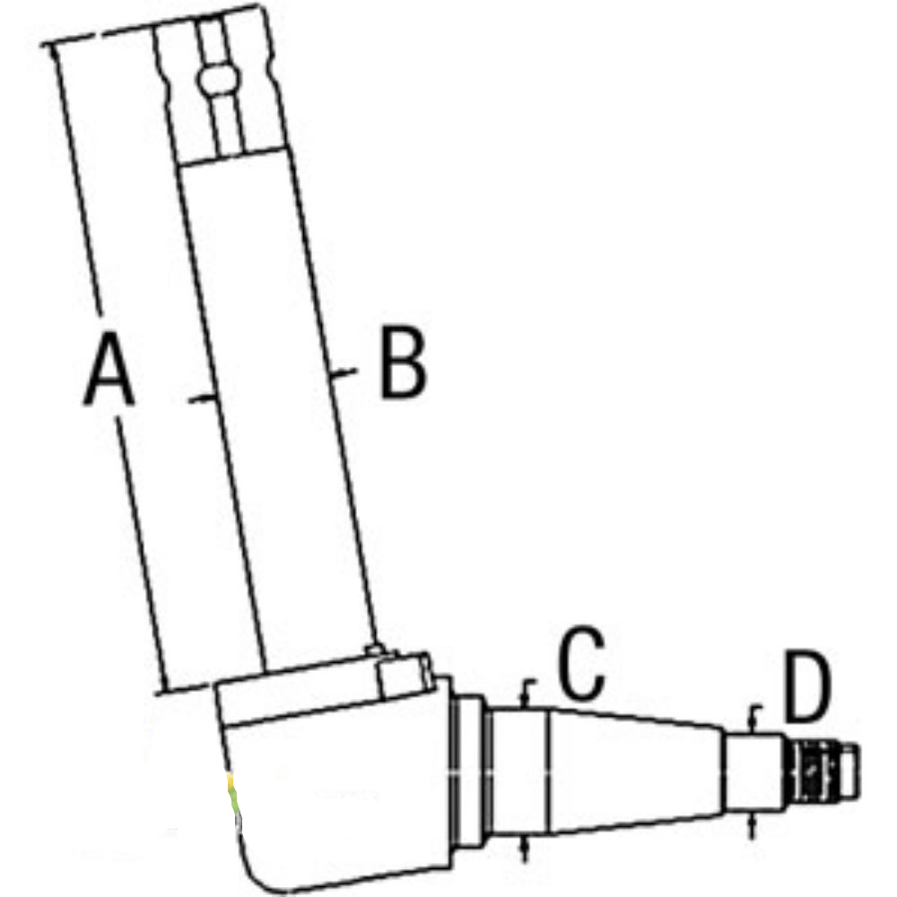 Spindle Low Profile Rh for Ford 5166109 5166109 TN55 TN55D TN65 TN65D TN65F TN70 TN70D TN70F TN75 TN75D TN75F TN80F TN90F TN95F 3430 3930 3930N 3930NO 4130 413