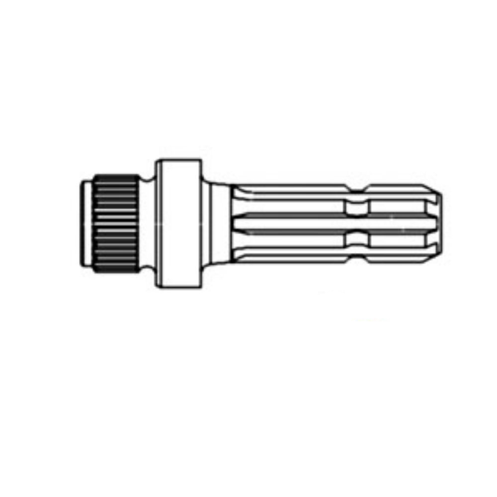 Shaft 540 Rpm Pto for Ford 5171332 E7NNB728AA JX100U JX70U JX80U JX90U L65 TL100 TL70 TL80 TL90 TS100 (W/ 2 SPEED SHIFTABLE PTO W/O ELECTRONIC DRAFT TS110 (W