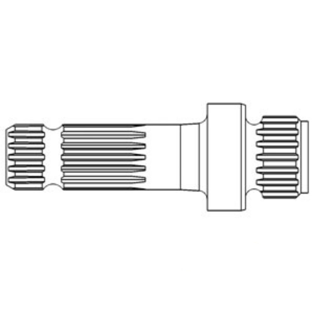 Shaft 1000 Rpm Pto for Ford Case-IH Fiat 5171356 E7NNB728BA JX100U JX70U JX80U JX90U L65 TL100 TL70 TL80 TL90 TS100 (w/ 2 Spd Shiftable PTO w/o Electronic Draft C TS110 (w