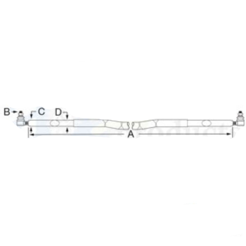 Tie Rod Assm for Ford Case-IH 5177449 1104-4478 MXM155 TM150 TM155 TM165 8160 8260 8360 8560