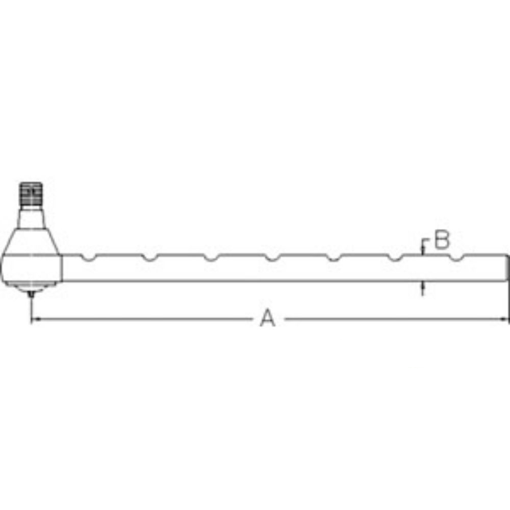 Tie Rod Long for Ford Fiat 5178378 1104-4465 L65 TL100 TL100A TL70 TL80 TL80A TL90 TL90A 4835 5635 6635 7635