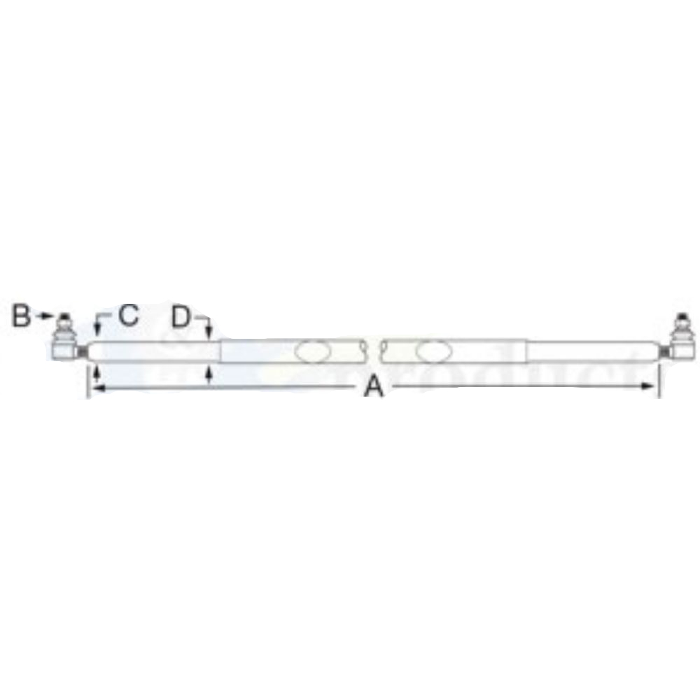 Tie Rod Assm for Ford Case-IH 5196358 5196358 MXU100 MXU110 MXU115 TS100A TS110A TS115A