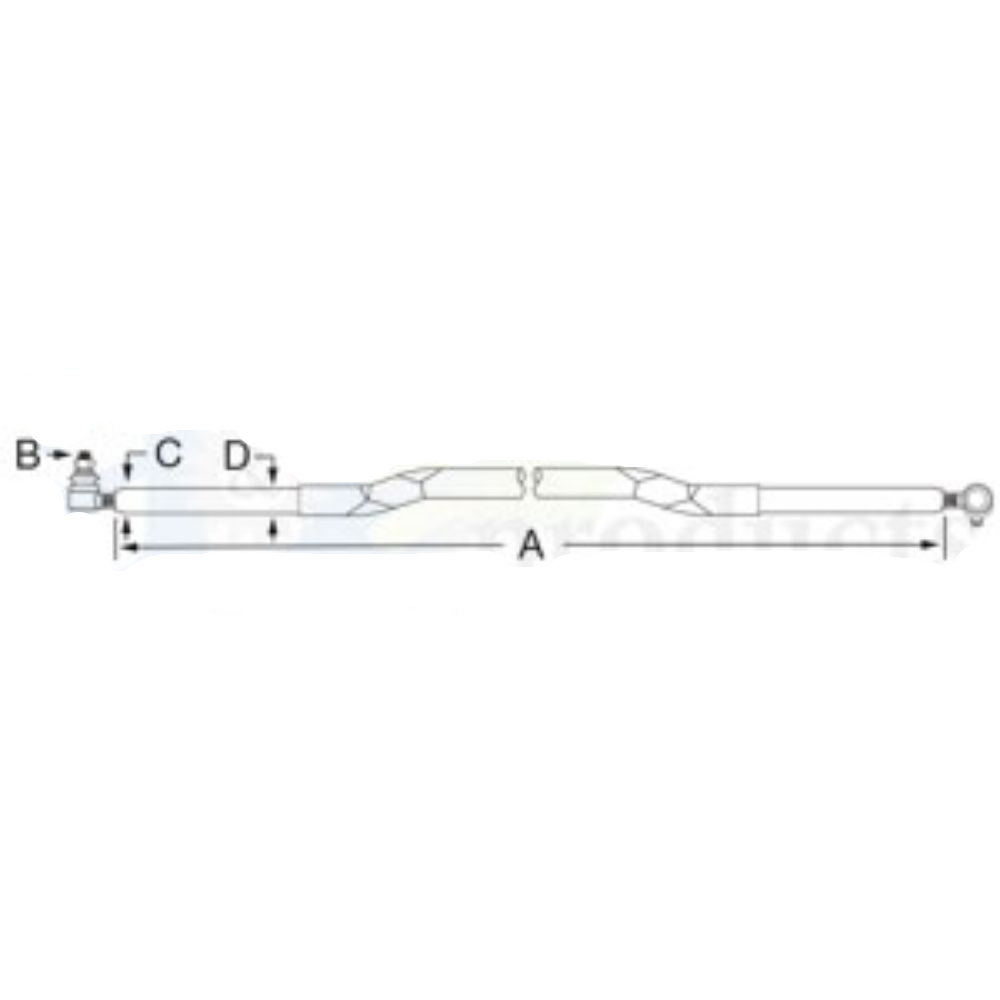 Tie Rod Assm for Ford 5197798 5197798 MAXXUM 100 MAXXUM 110 MAXXUM 115 MAXXUM 120 MAXXUM 125 MAXXUM 130 MAXXUM 140 MXU100 MXU110 MXU115 MXU125 MXU135