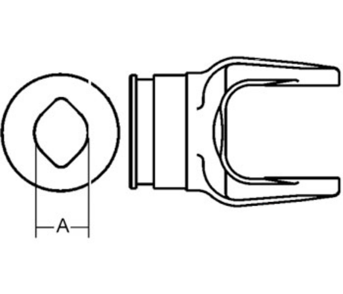 Inner Tube Yoke for Ford 556924 556924 254 255 156 162 163