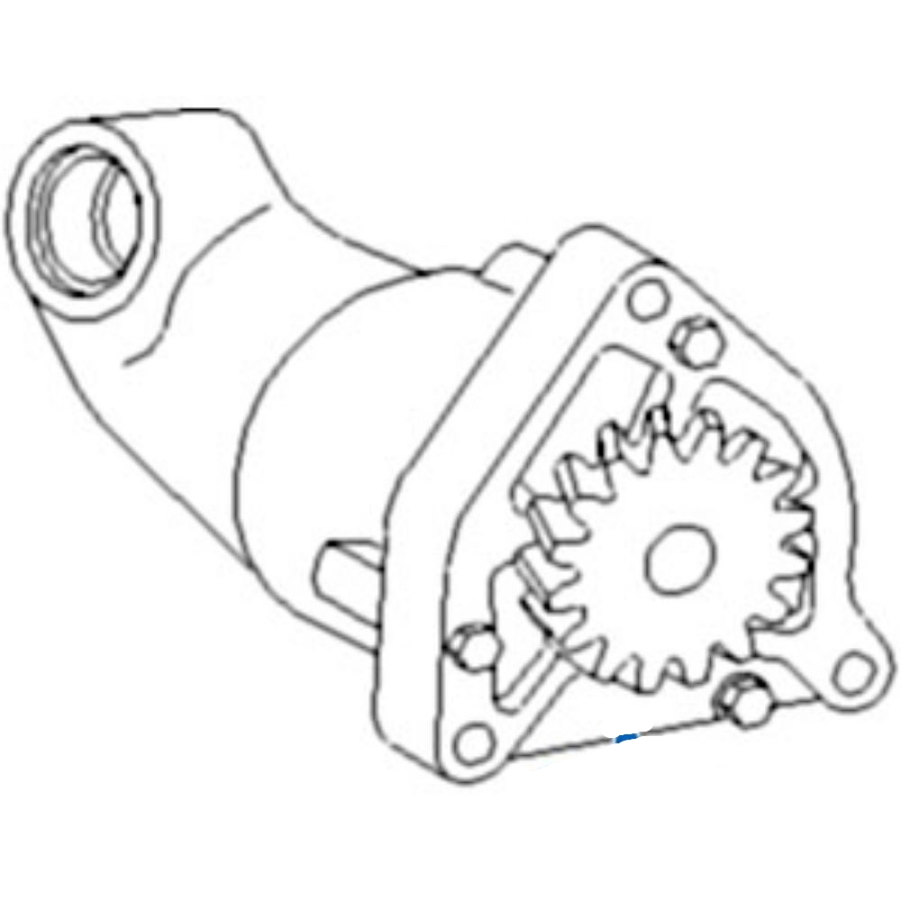 Pump Oil for Ford 81868537 E9NN6600AB LB110 LB115 LB90 555E 575E 655 655E 675E LS190 LX985 HW300 HW320 2450 2550 TB100 TB110 TS100 TS110 TS90 5610