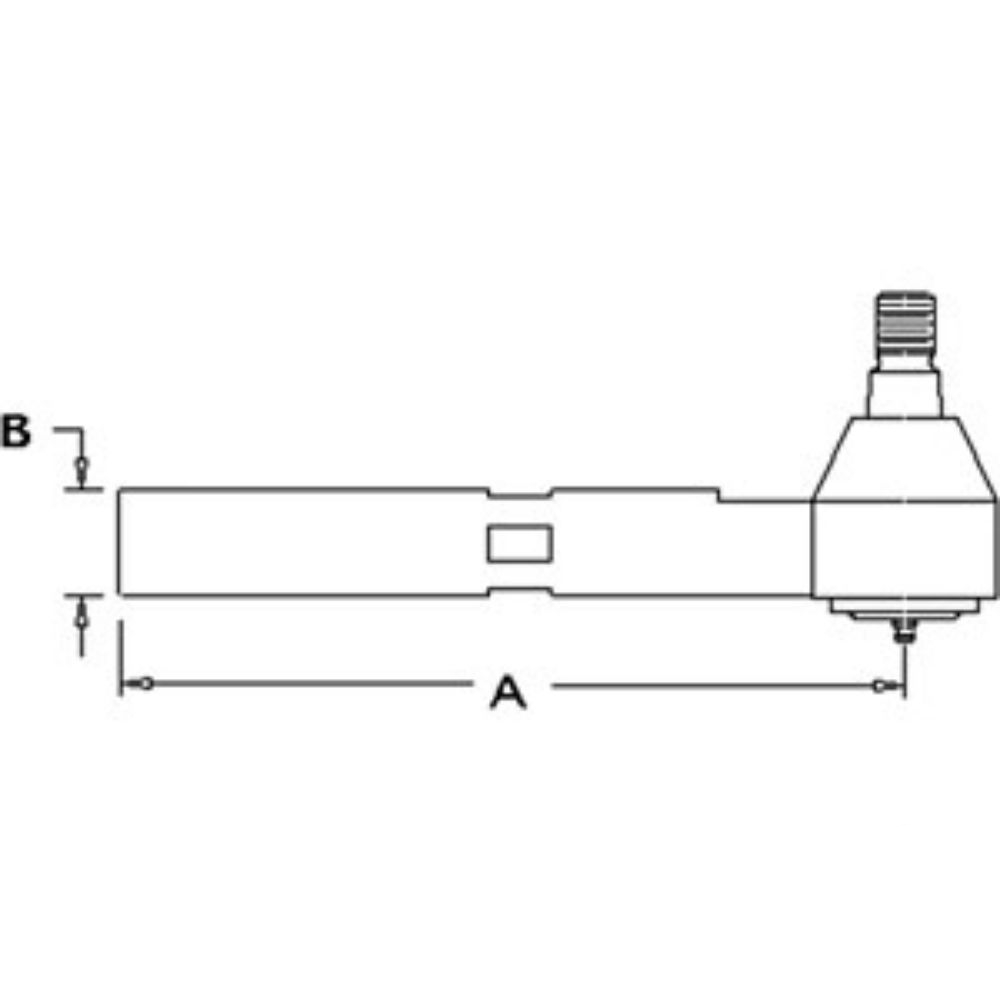 Tie Rod for Ford 81878554 CAR48982 5010 5110 5110 5610 5610 5610 6410 6410 6410 6610 6610 6610 6610O 6810 6810 6810 7010 7610 7610 7610