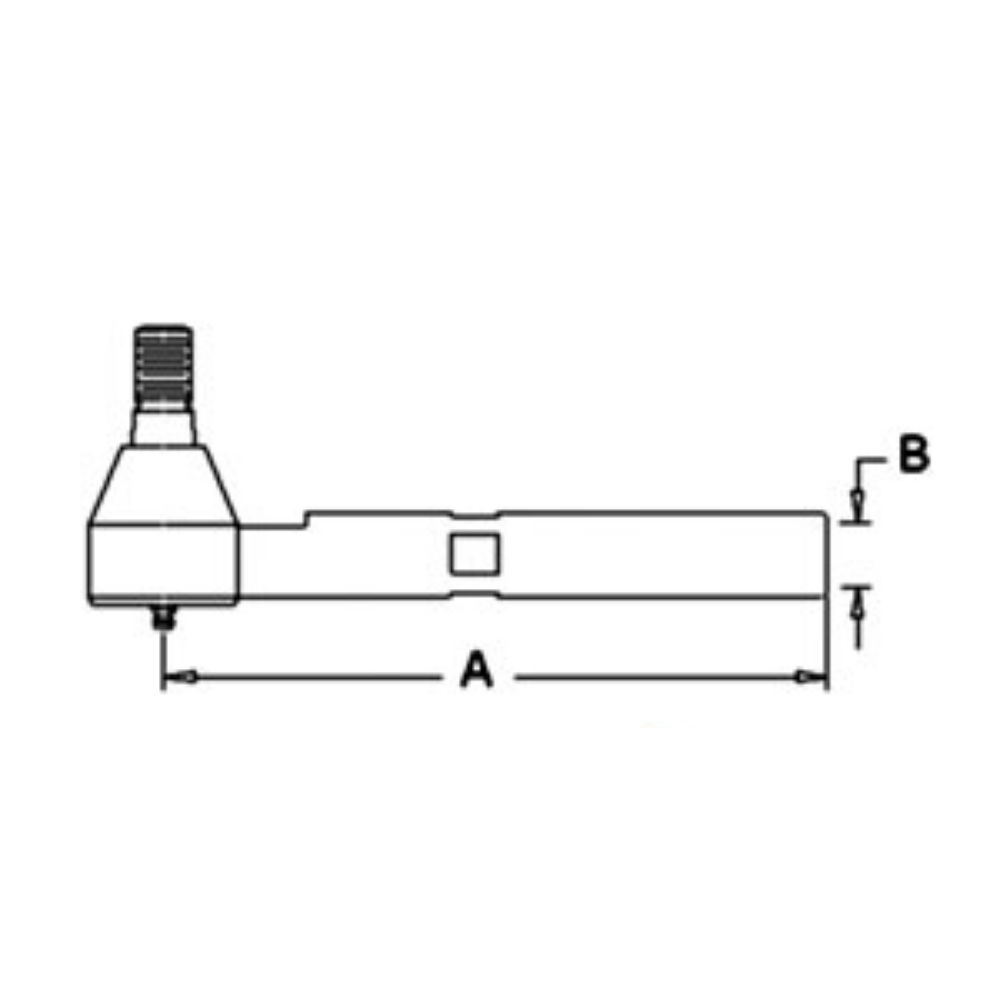 Tie Rod for Ford 81878555 CAR48983 5110 5610 5610S 6410 6610 6610O 6610S 6810 6810S 7010 7610 7610O 7610S 7710 7810 7810O 7810S 7910 8010