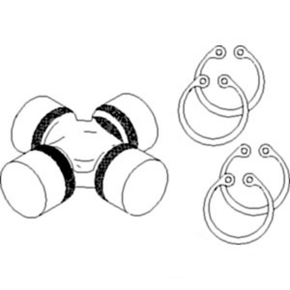 Universal Joint 27X70 for Ford 83956476 ZP0501205345 5110 5610 6410 6610 6610O 6810 7610 7610O