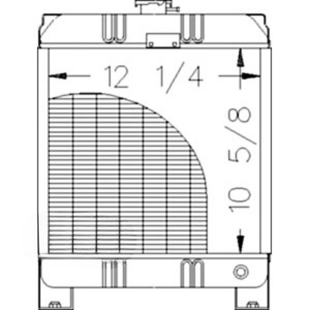 Radiator for Ford 86561696 AR2091 1100