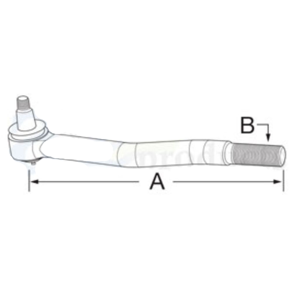 Tie Rod End for Ford Case-IH 87455778 87455778 MAGNUM 180 MAGNUM 190 MAGNUM 210 MAGNUM 215 MAGNUM 225 MAGNUM 245 MAGNUM 255 MAGNUM 275 MX210 MX215 MX230 MX245