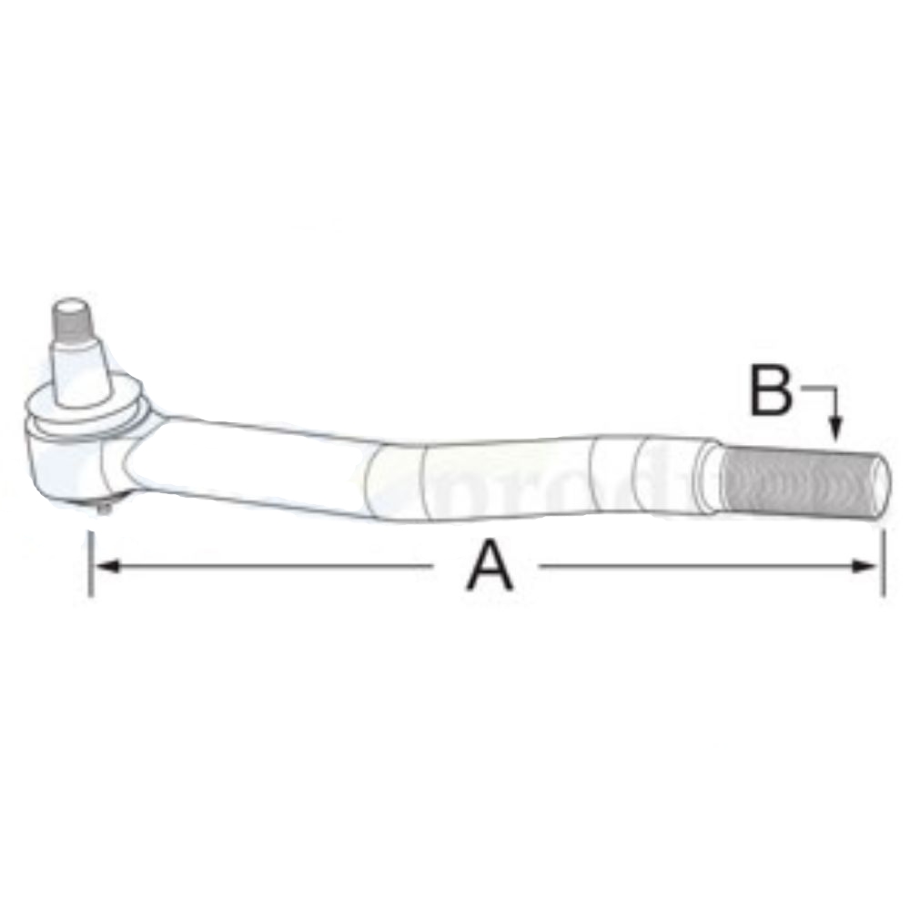 Tie Rod End for Ford 87455779 87455779 MAGNUM 180 MAGNUM 190 MAGNUM 210 MAGNUM 215 MAGNUM 225 MAGNUM 245 MAGNUM 255 MAGNUM 275 MX210 MX215 MX230 MX245