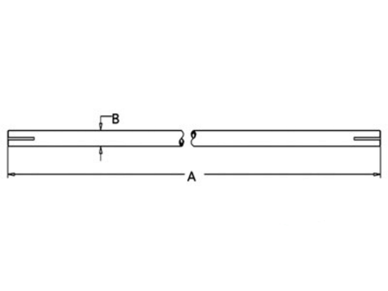 Tie Rod Tube for Ford 8N3314D S.61414 2N 8N