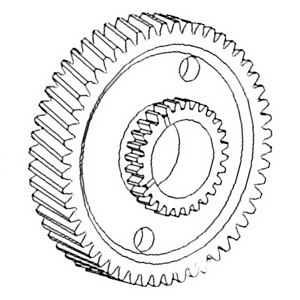 Gear 3Rd 52 Tooth for Ford 8N7102 8N7102 2030 3500 3550 NAA NAB 2000 2031 2100 2110 2111 2120 2130 2131 2150 2300 2310 3000 3055 3100 3110