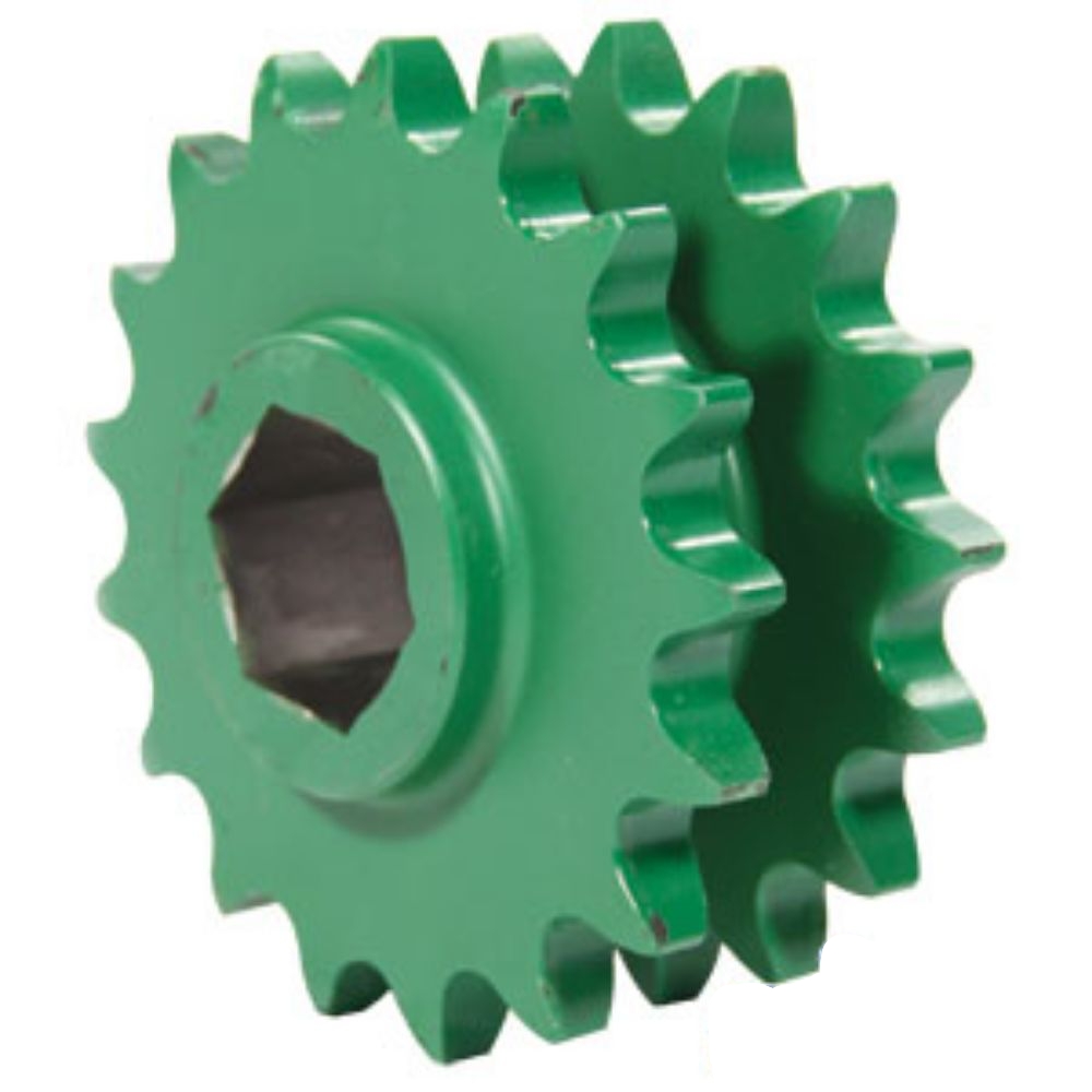 Sprocket Double 17/17 T for John Deere AE39301 AFH205784 330 335 375 385 430 435 446 447 448 457 458 466 467 530 535 546 557 558 566 567 330 335 375 385 430 435 446 447