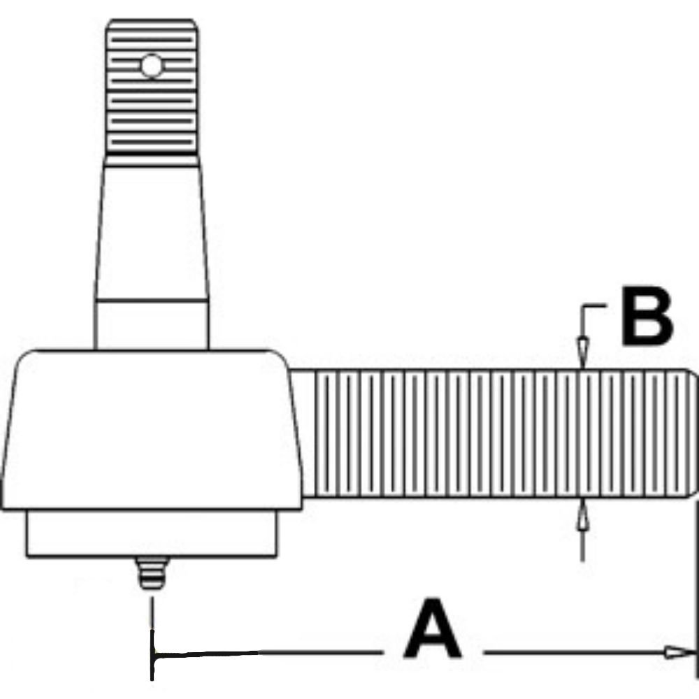 Tie Rod End for John Deere AH101185 AH101185 6620 7720 8820