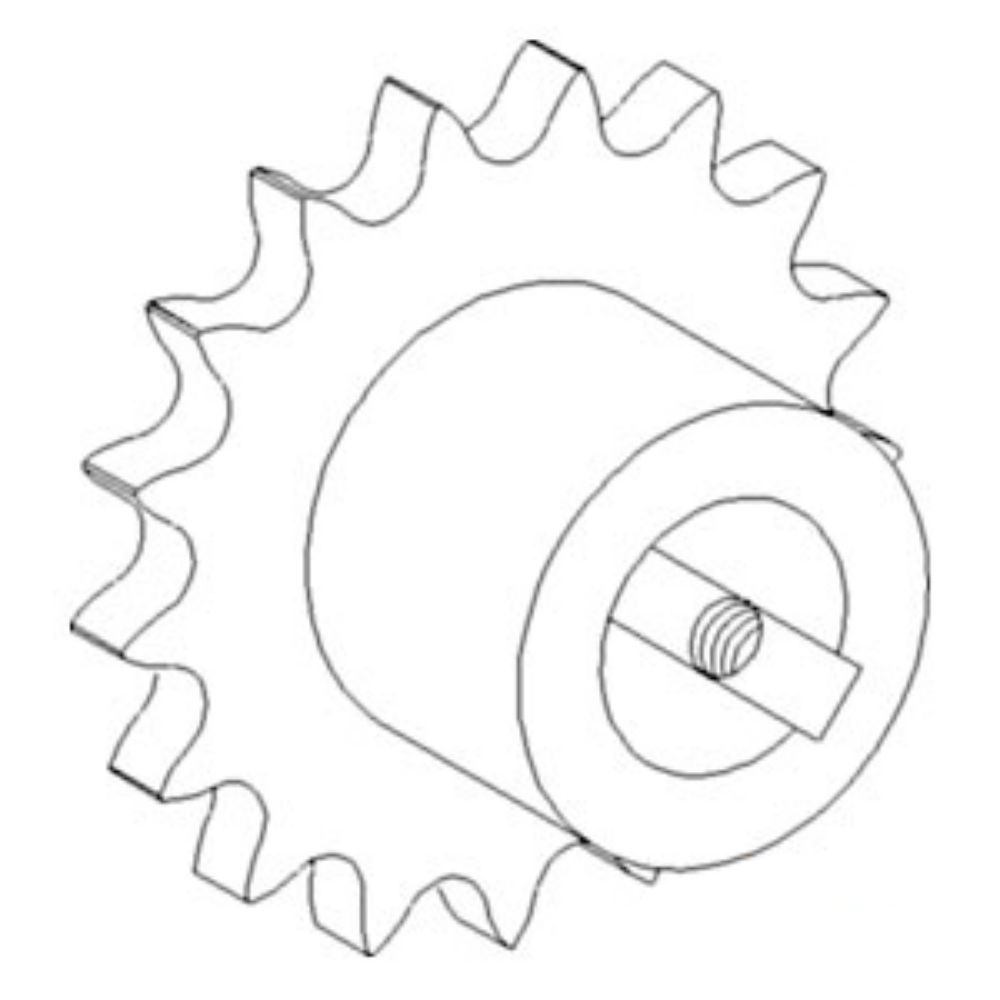 Sprocket Unloading Auger for John Deere AH128074 AH128074 CTS CTS II C670 T550 T560 T660 W540 W550 W650 W660 9400 9410 9450 9500 9500SH 9510 9510SH 9550 9550SH 9560