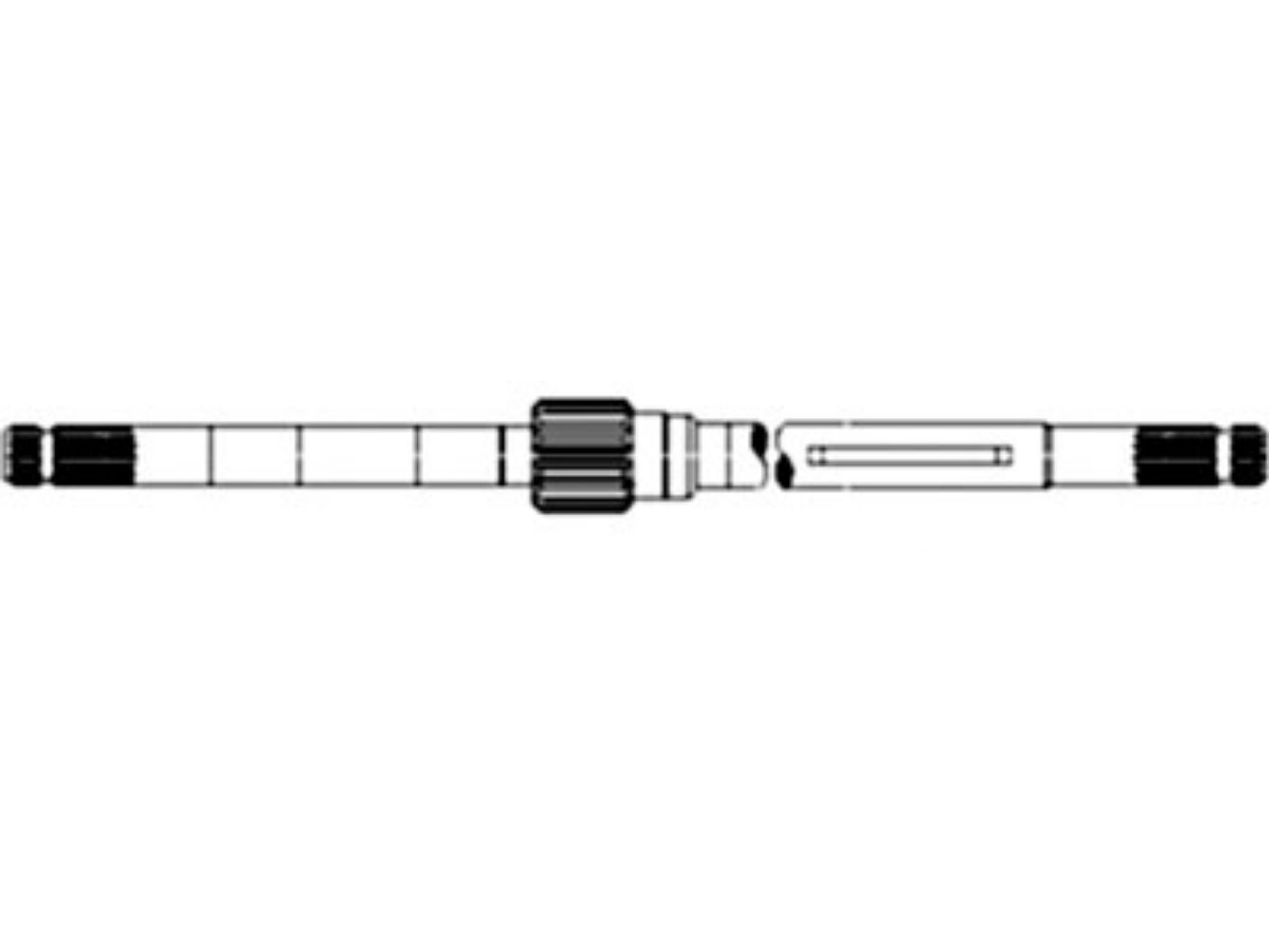 Shaft for John Deere AH136873 AH136873 CTS CTS II 2054 2056 2058 9400 9410 9500 9510