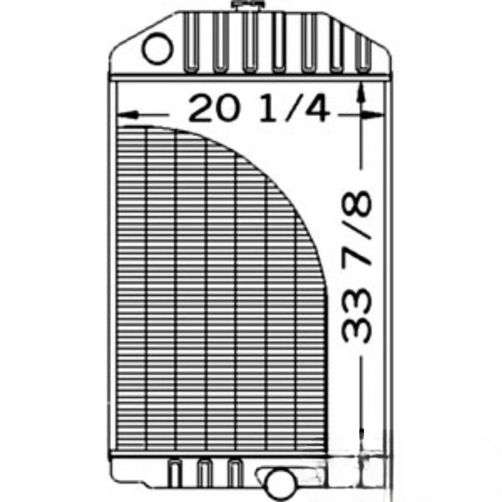 Radiator for John Deere AH137544 AH128258 9400 9500 9500SH 9600