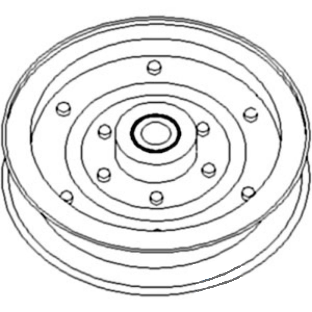 Idler Pulley for John Deere AH14097 AH14097 3300 4400 4420 6600 6601 6602 6620 6622 7700 7701 7720 7721 8820 3300 4400 4420 6600 6601 6602 6620 6622 7700 7