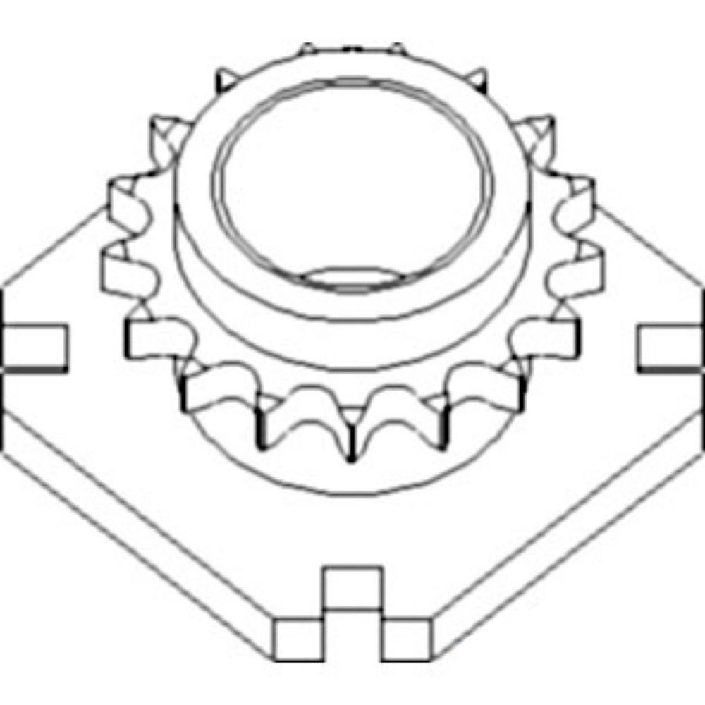 Drive Sprocket for John Deere AH143227 AH143227 1092 1243 1290 1291 1293 493 494 592 693 694 893 894