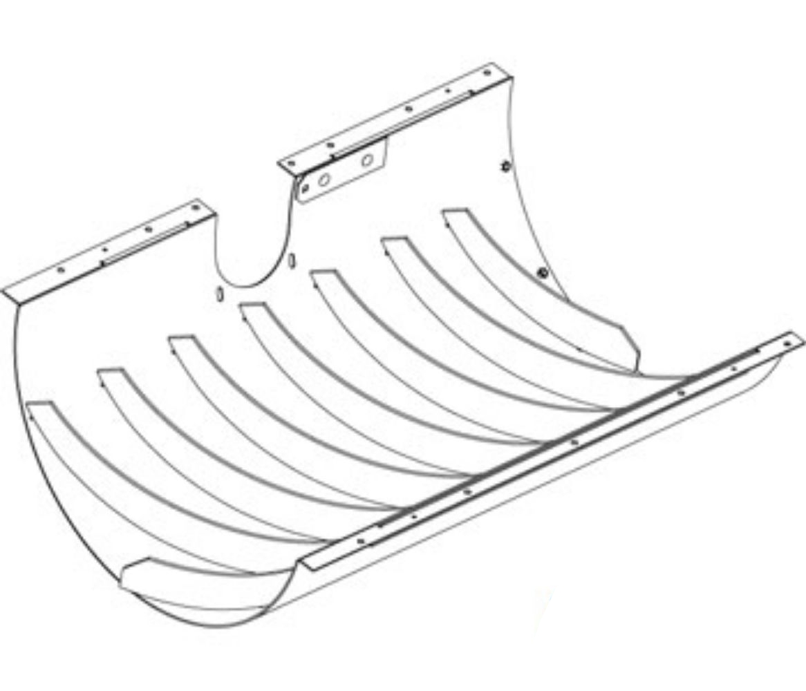 Cover Threshing Section for John Deere AH213327 AH204327 9560STS 9570STS