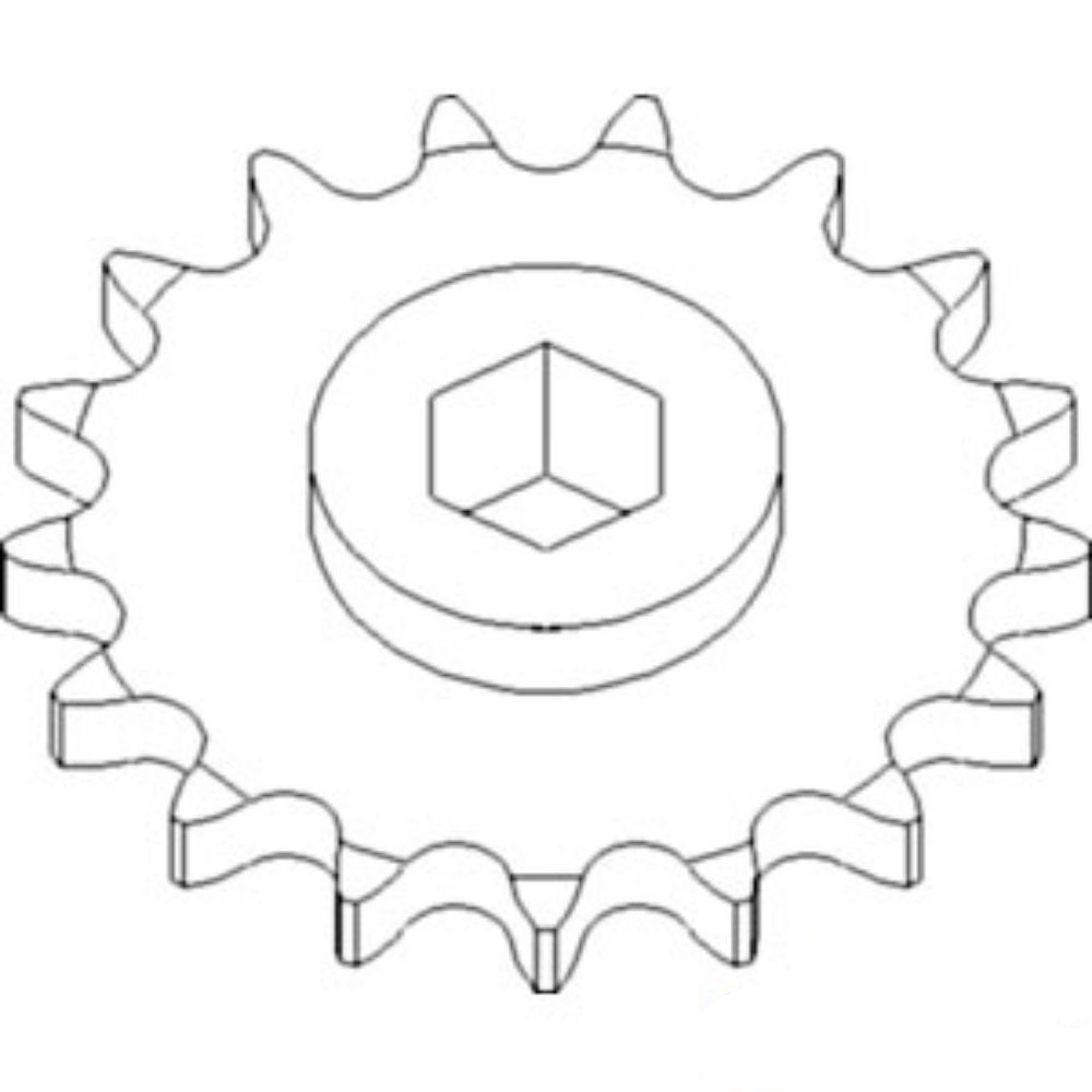 Drive Sprocket for John Deere AH215521 AH215521 1092 1290 1291 1293