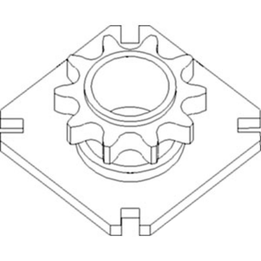 Drive Sprocket for John Deere AH227660 AH227660 606 606C 608 608C 608FC 612 612C 612FC 616 616C 618 618C 706C 708C 708FC 712C 712FC 716C 718C
