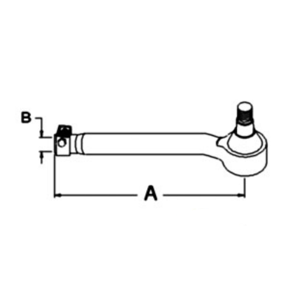Tie Rod Lh for John Deere AL168701 AL68254 2955 3040 3050 3055 3140 3150 3155 3255 3350 3640 3640S 3650