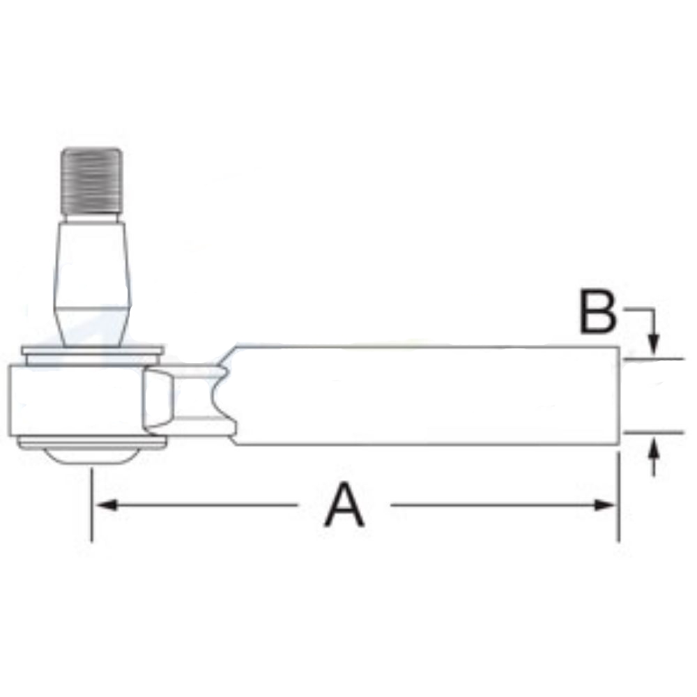 Tie Rod End for John Deere AL209601 AL160203 6130M 6130R 6135R 6140M 6140R 6145R 6150M 6150R 6150RH 6155R 6155RH 6170M 6170R 6175R 6215 6515 6520 6530 6534