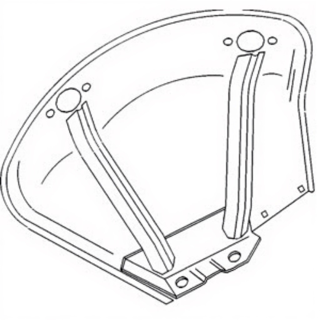 Fender Rh for John Deere AL28584 AT20777 300B 1030 1130 1140F 1630 1640F 1641 1830 1950 2030 2040F 2130 2141 2250 2251 2351 2450 2651 820 830
