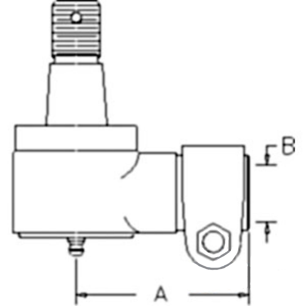 Cyl. End Hydrostatic St. for John Deere AL32866 AL32866 210C 315CH 410B 410C 415B 610B 610C 482C 310C 315C 510B 510C 515B 1640 1641 1840 2040 2040 2040S 2040S