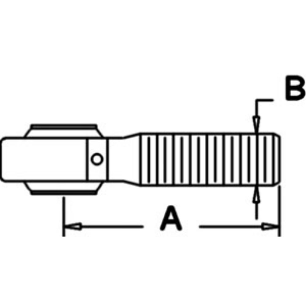Tie Rod Short Threaded for John Deere AL37193 AL31497 SE6010 SE6020 SE6100 SE6110 SE6120 SE6200 SE6210 SE6220 SE6300 SE6310 SE6320 SE6400 SE6410 SE6420 SE6510 SE6520