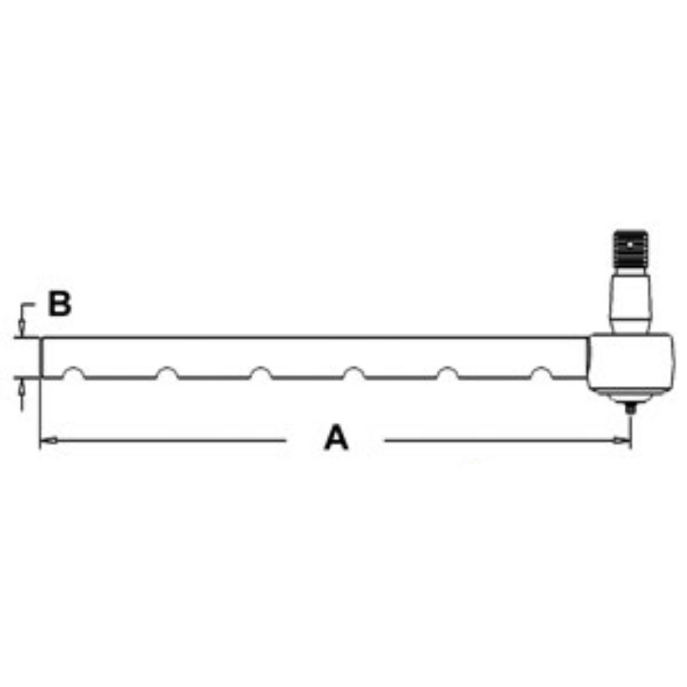 Tie Rod for John Deere AL37505 VPJ3076 1640 1830 1840 2030 2040 2040S 2130 2140 2250 2350 2355 2450 2550 2555 2650 2750 2755 2850 2855N 2940