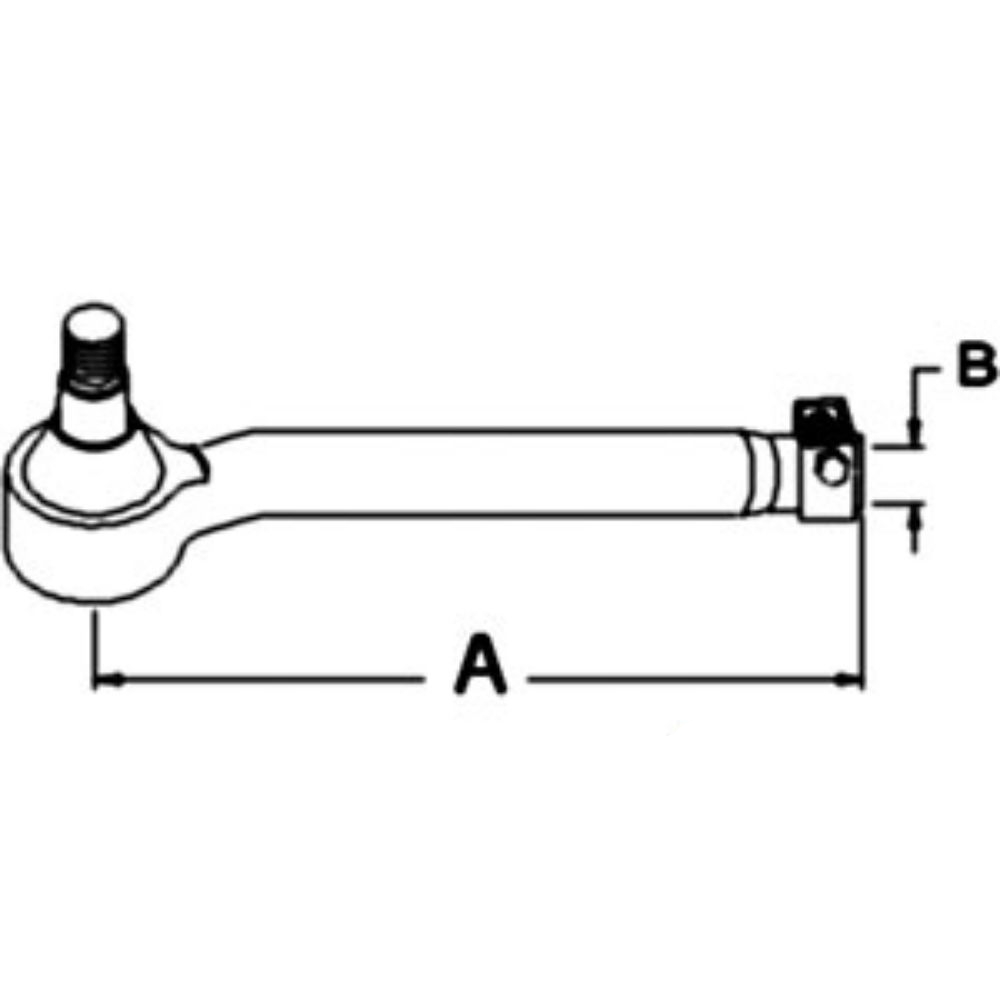 Tie Rod End Rh for John Deere AL58014 AL58014 2140 2750 2950 3040 3050 3140 3350 400