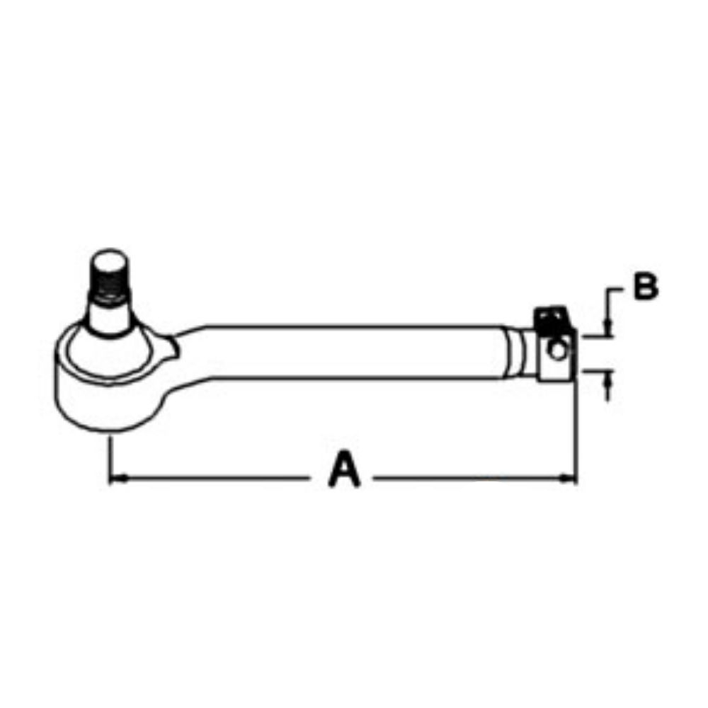 Tie Rod R/H for John Deere AL68255 AL168702 2955 3040 3050 3055 3140 3150 3155 3255 3350 3640 3650
