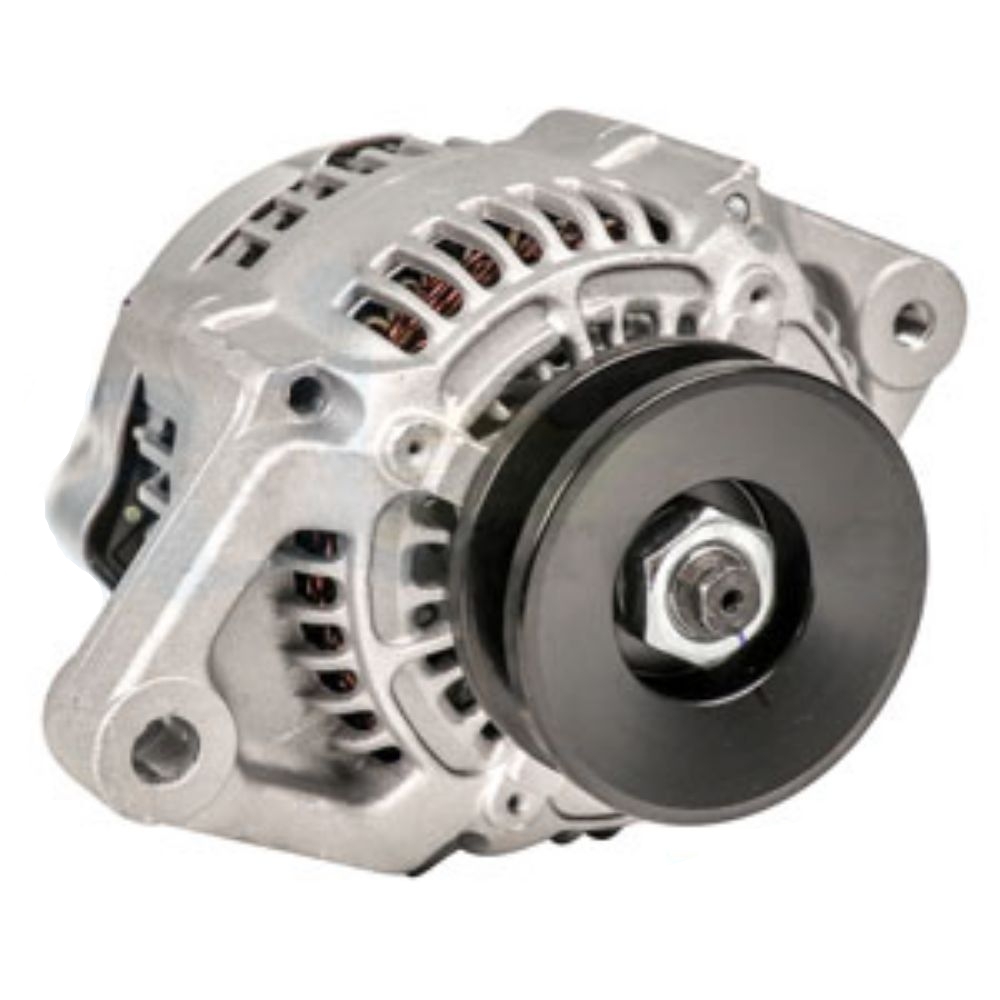 Alternator 12V 55 Amp for John Deere AM880701 AM880701 1420 (3 Cyl., 0.88 L, 879CC, 54 CID, 24 HP Yanmar Dies 1435 (3 Cyl., 1.01 L, 1006CC, 61 CID, 24 HP Yanmar Die 1
