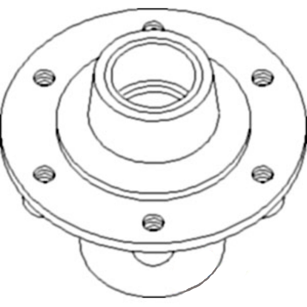 Hub Assembly for John Deere AN183318 AMAN183318 1050 1060 2200 2210 856 875 885 886 960 980 985 620 621 627 630 635 637 640 650 670 970 1690 1810 1820 1840 189