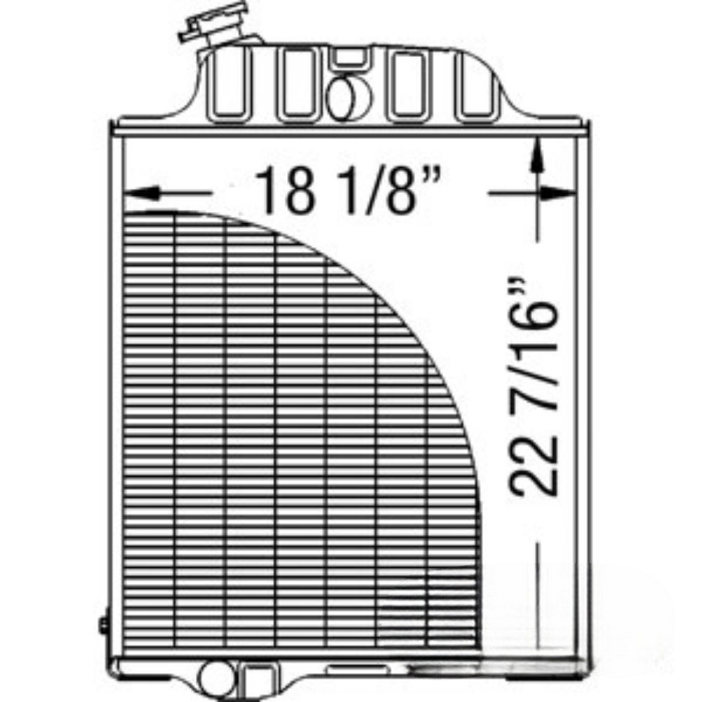 Radiator for John Deere AR46437 AMAR46437 3010