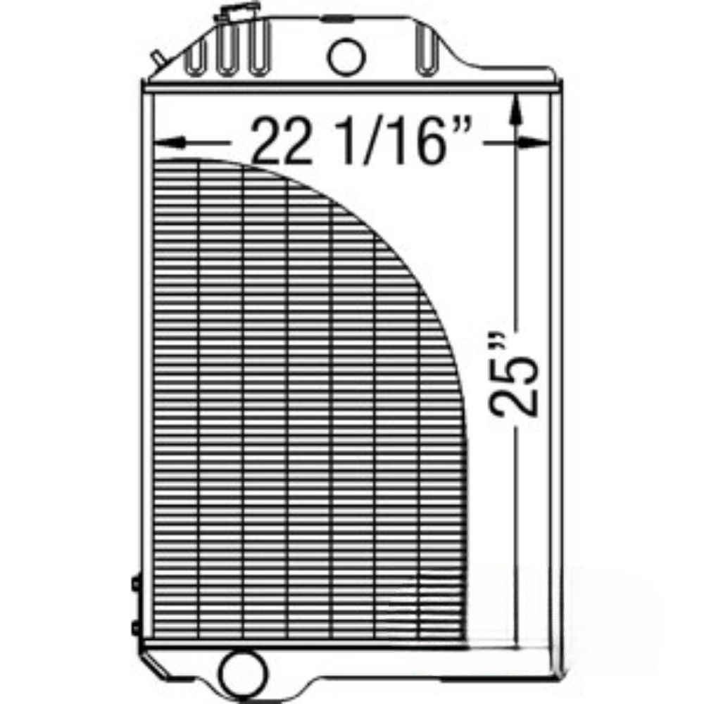 Radiator for John Deere AR48735 219505 4320