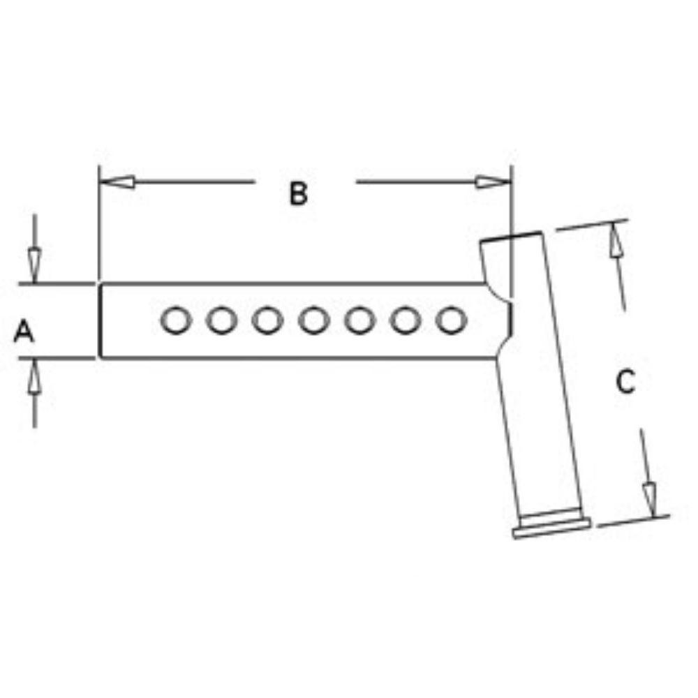 Knee Extension for John Deere AR50962 AMAR50962 2510 2520 3010 3020 4000 4010 4020 4320 9900
