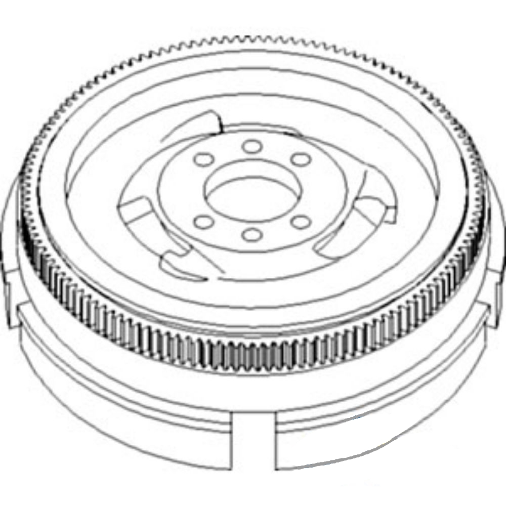 Flywheel W/ Ring Gear for John Deere AR56075 AMAR56075 4520 4620 7020
