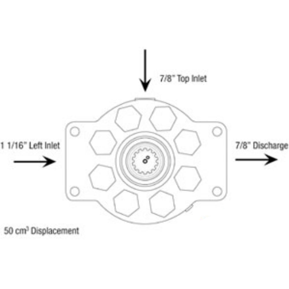 Re-Mfg. Hyd. Pump for John Deere AR56160-R AR102568 300B 310A 401C 500A 500B 300 302A 310 400 401 444 510 540A 544 544A 544B 570 570A 600 640