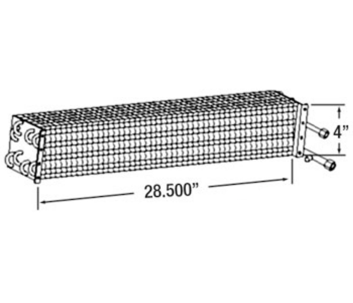 Evaporator for John Deere AR58152 AMAR58152 670A 670B 672A 672B 770A 770B 770BH 772A 772B 772BH 762B 862B 4030 4230 4430 4630 8430 8430 Model Year 1974-198