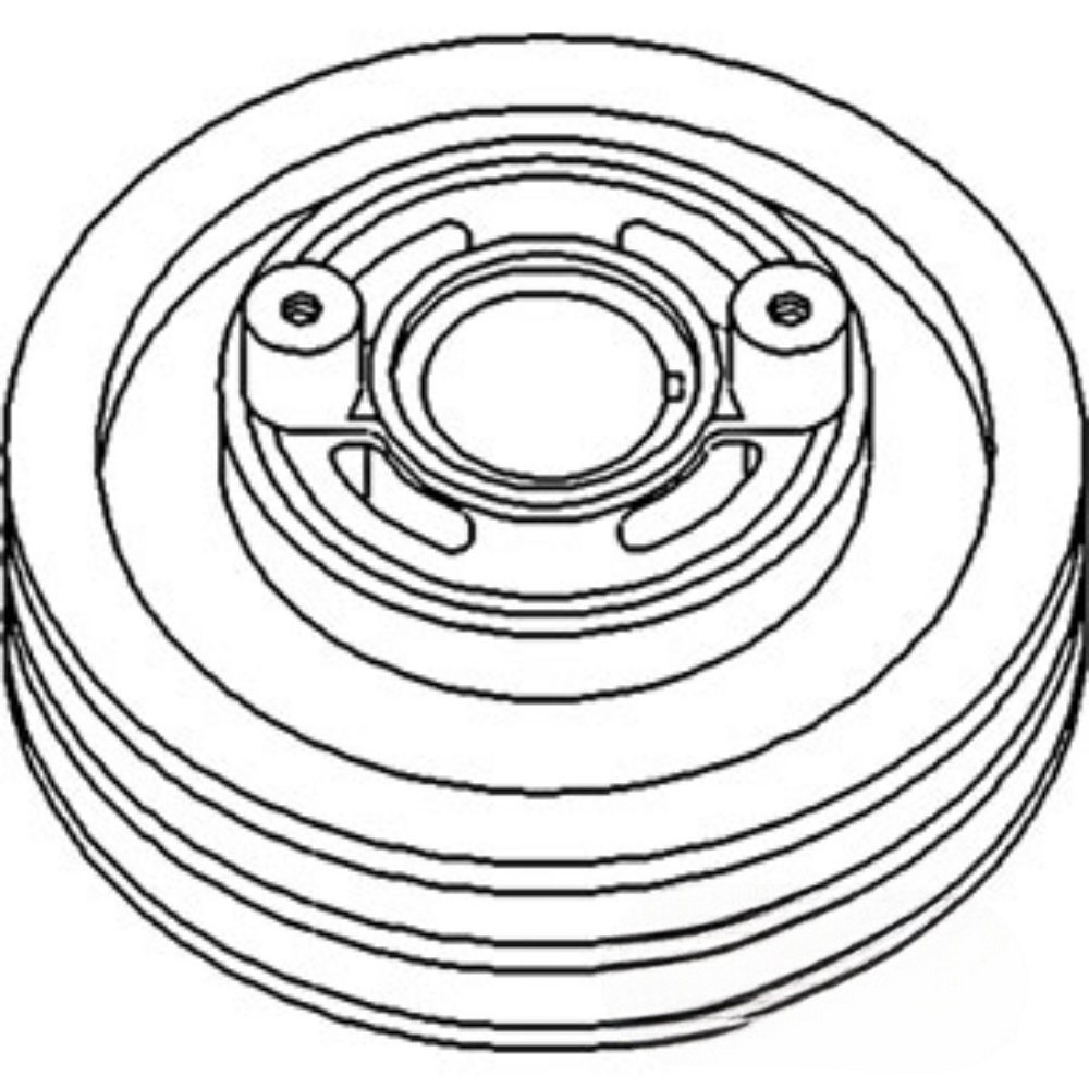Pulley Crank. Dampener for John Deere AR58176 AMAR58176 4000 4020