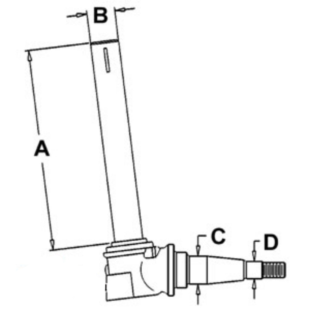 Spindle Lh/Rh for John Deere AR58607 AMAR58607 1020 1030 1040 1120 1130 1140 1550 1630 1750 1850 1850N 1950 1950N 2020 2120 2155 2355 2355N 940